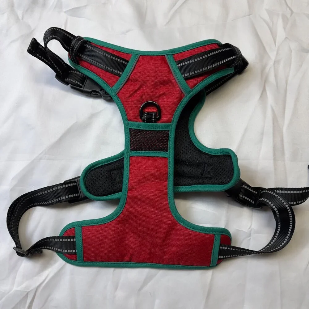 phoe pet harness xlarge red/ green euc